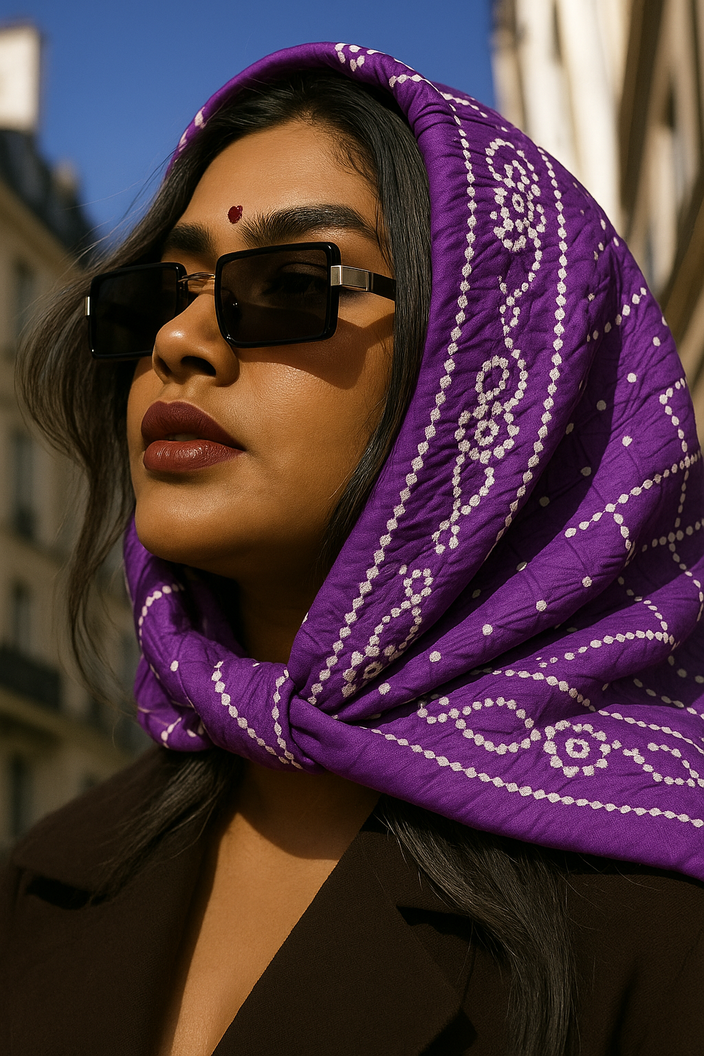 Bandhani Scarf