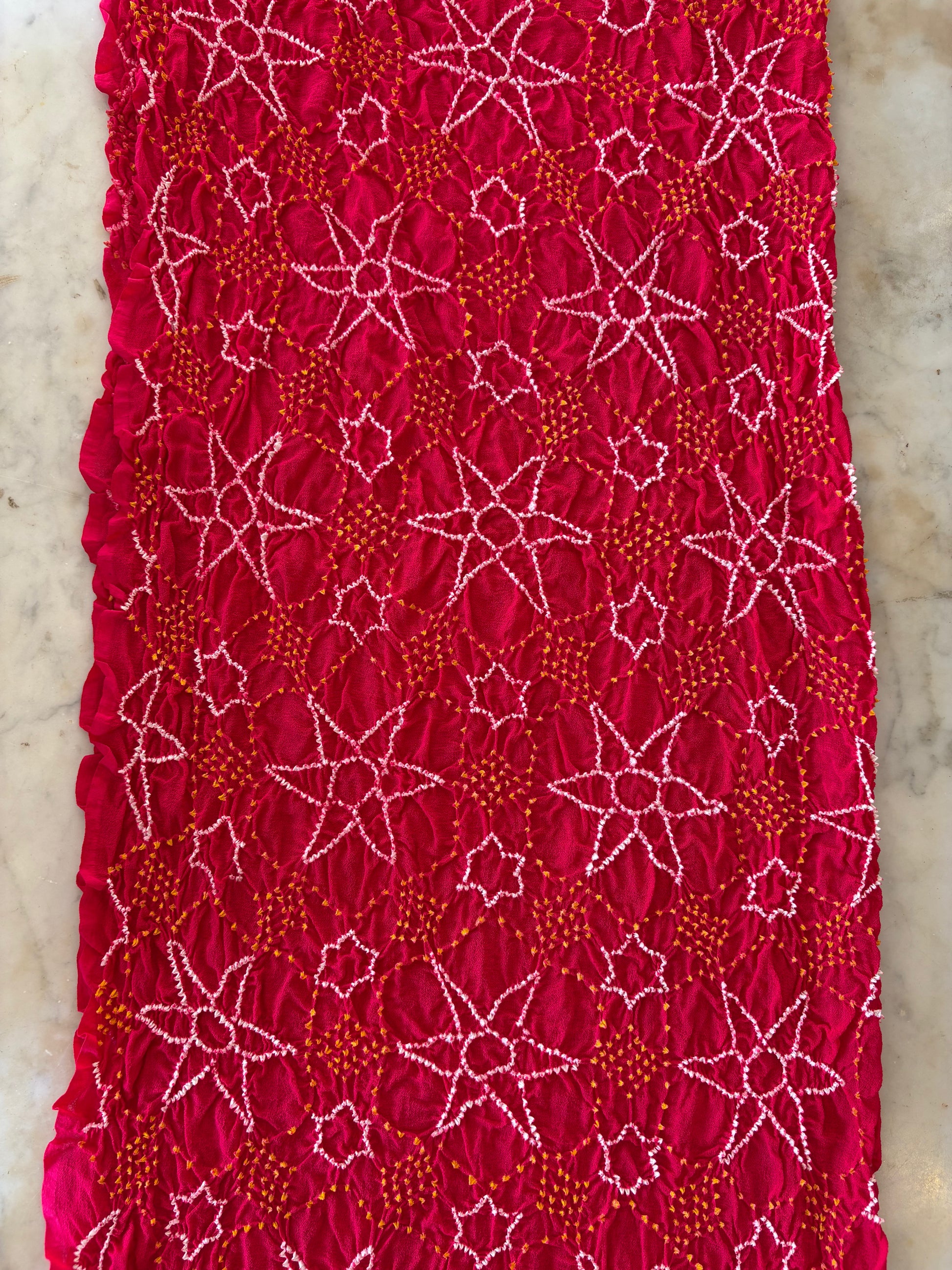 RED GEORGETTE JHAROKHA DUPATTA