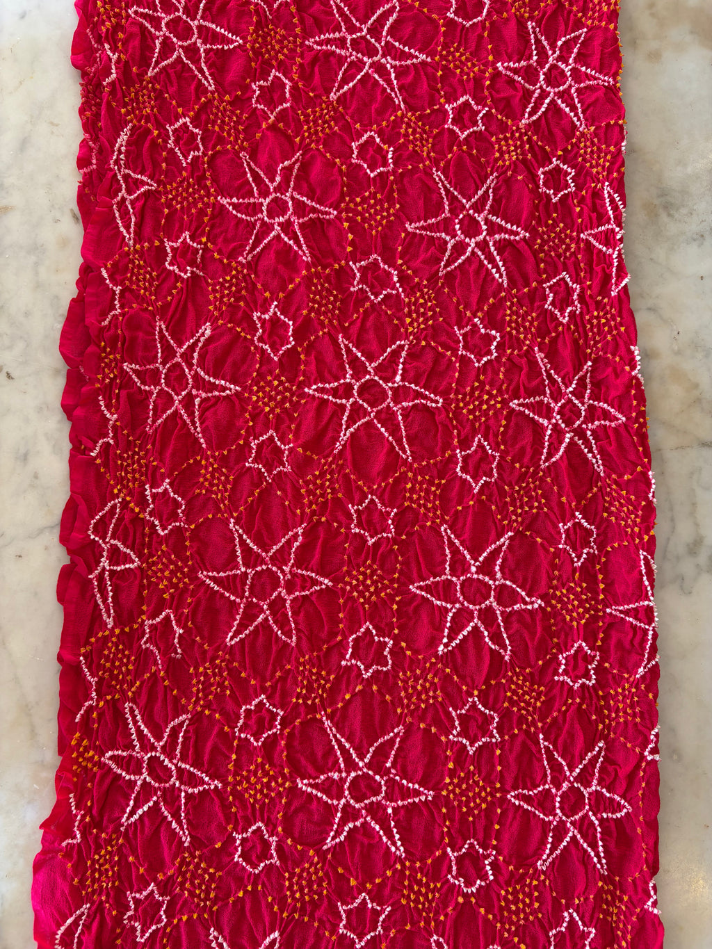 RED GEORGETTE JHAROKHA DUPATTA