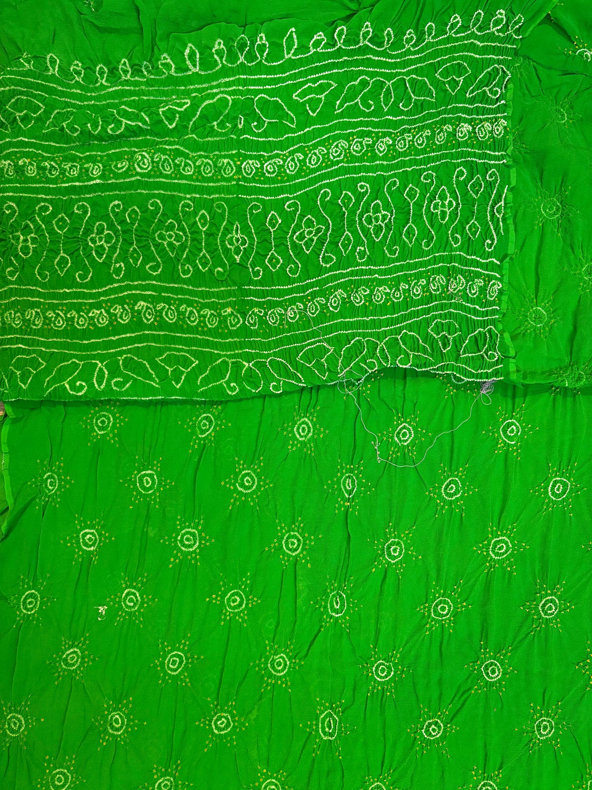 Bandhani Georjet Saree