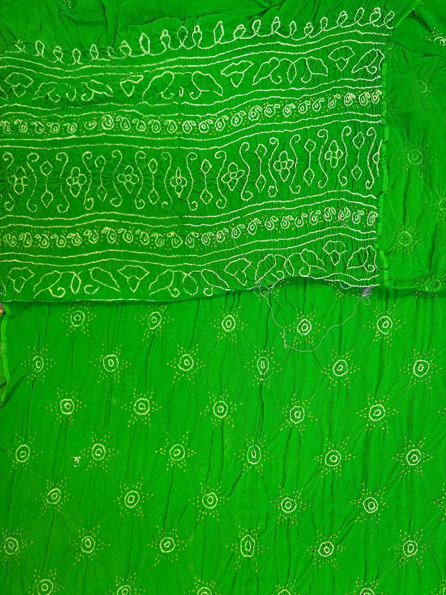 Bandhani Georjet Saree