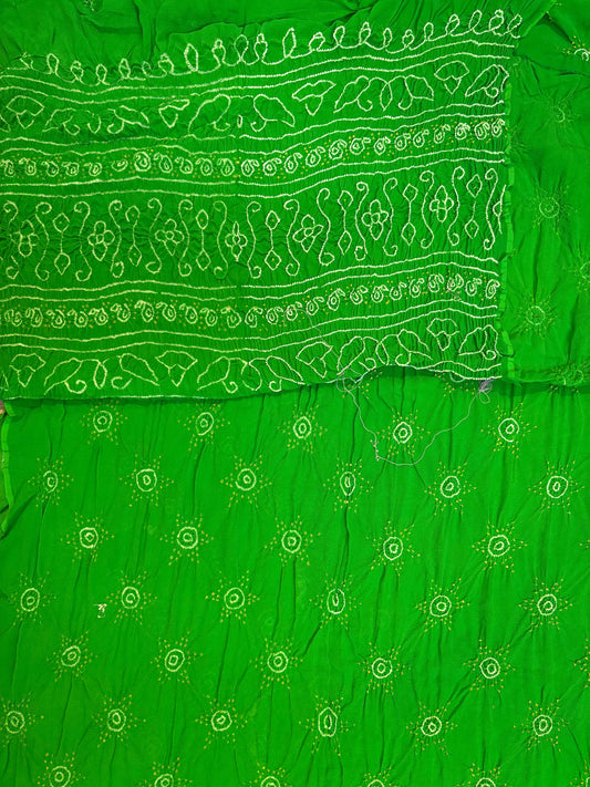 Bandhani Georjet Saree