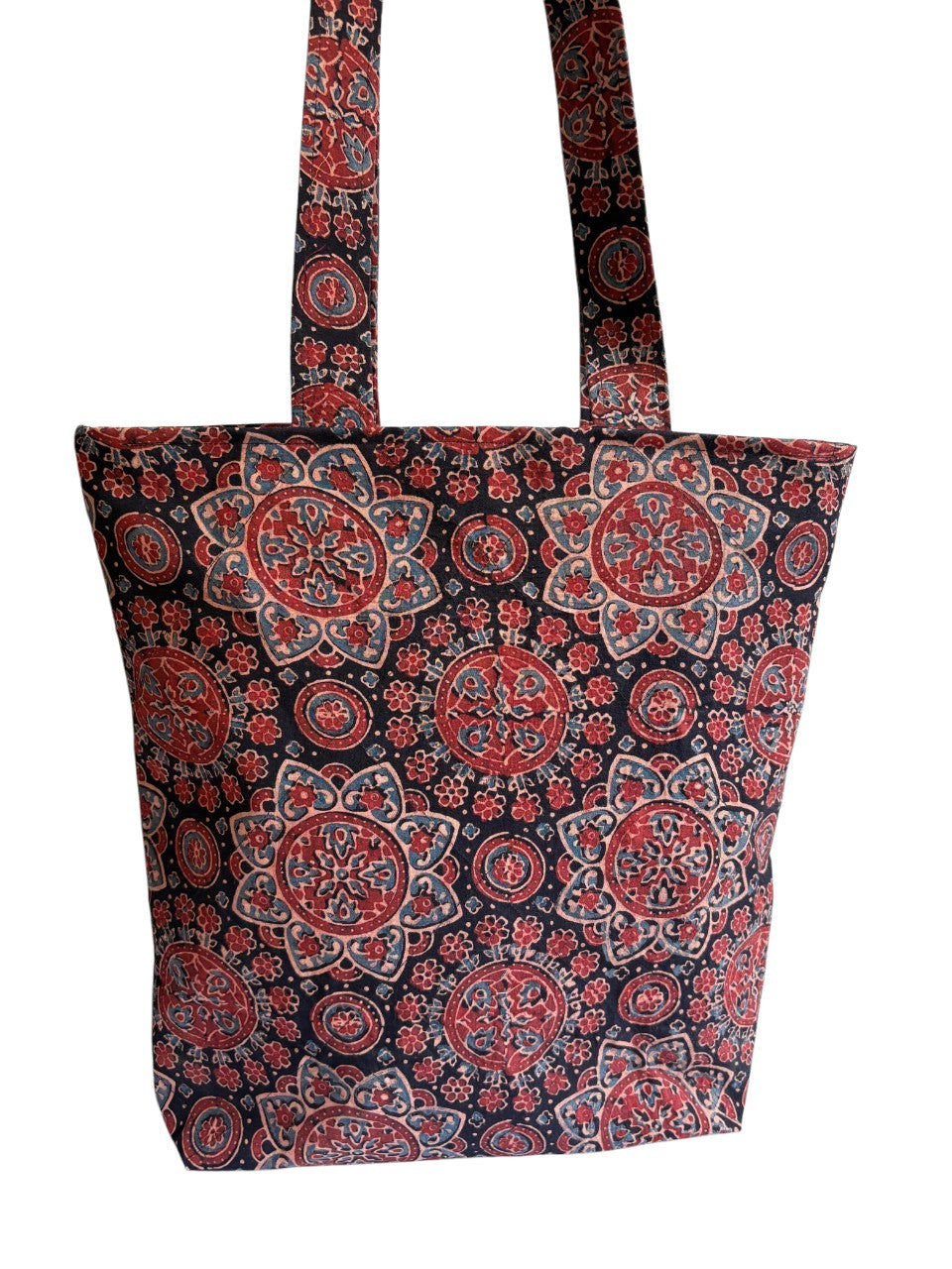 Ajrak tote Bags