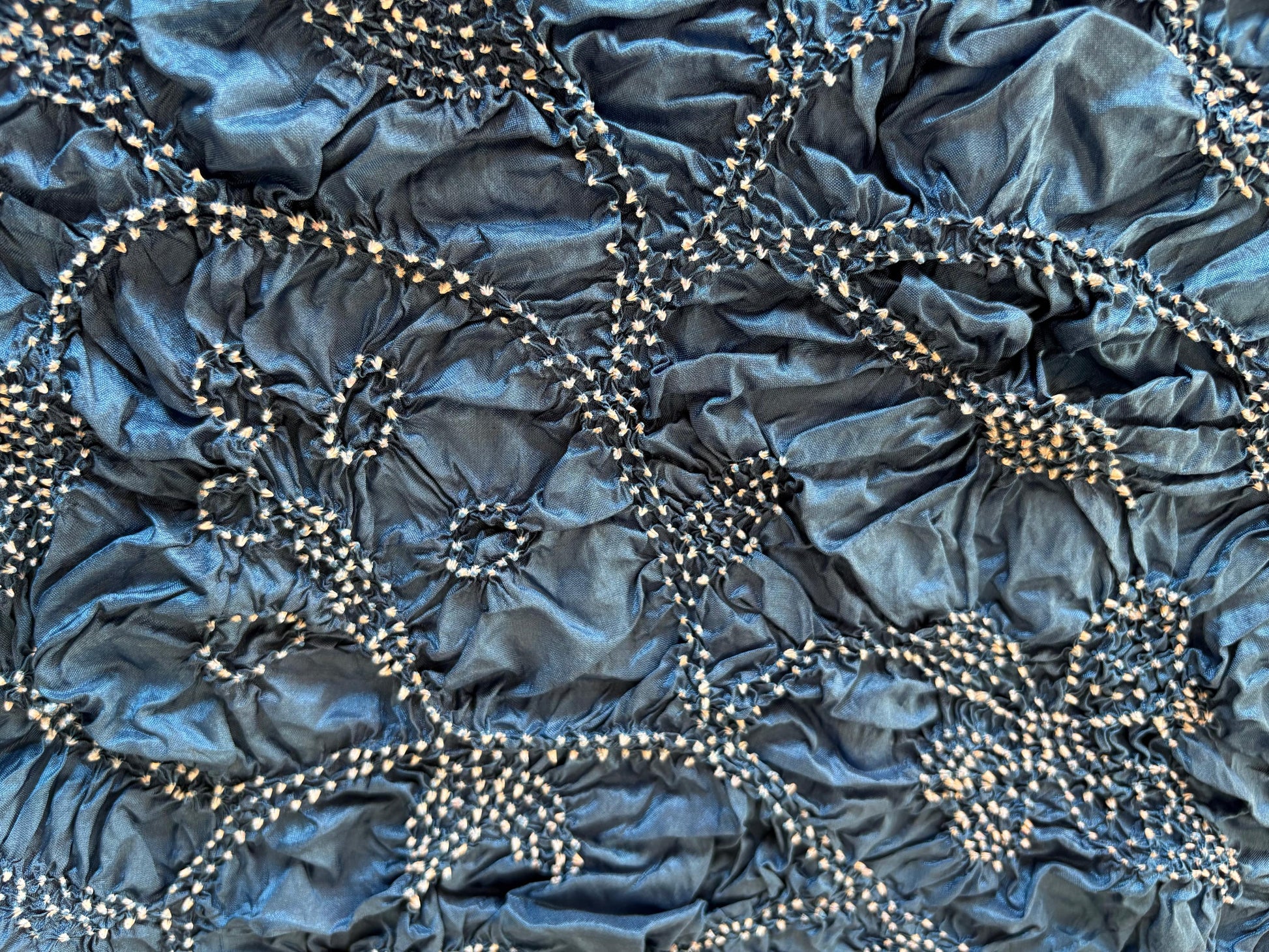 LIGHT BLUE SILK SCARF