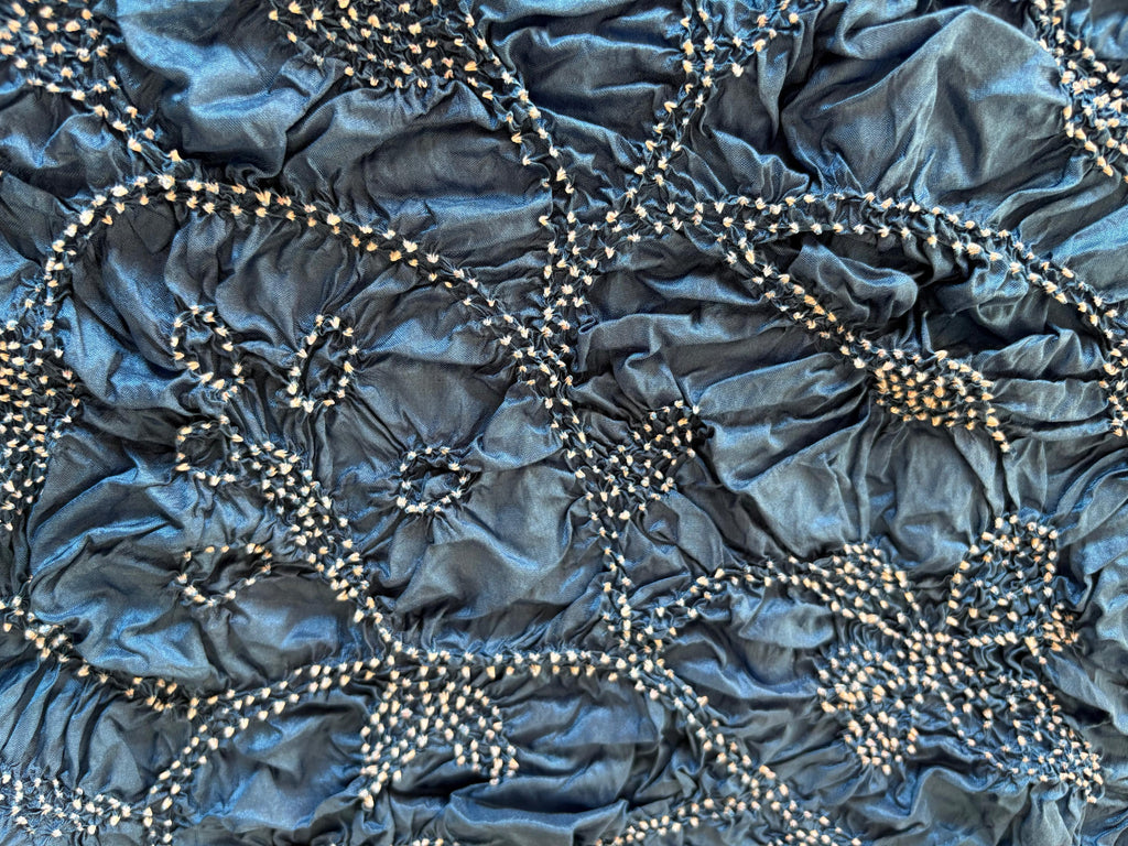 LIGHT BLUE SILK SCARF