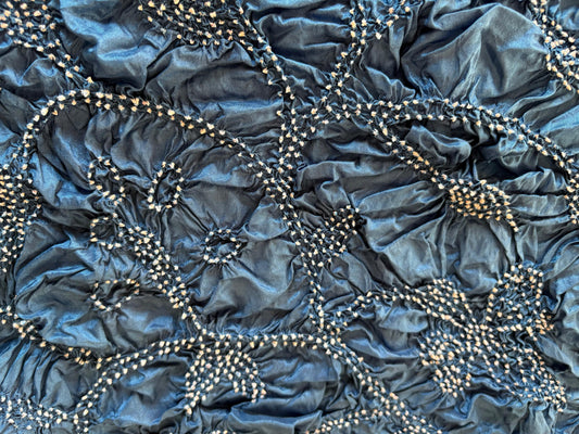 LIGHT BLUE SILK SCARF