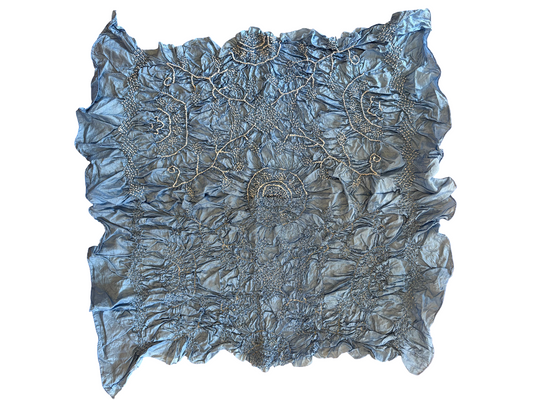 SILK LIGHT BLUE SCARF