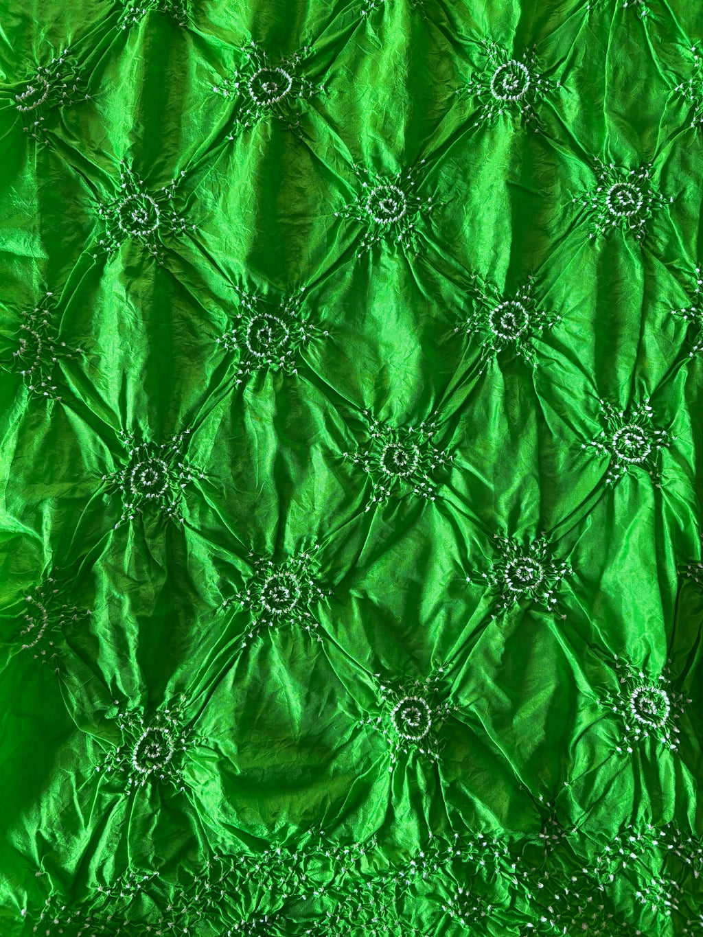 PURE SILK PAROT GREEN DUPATTA