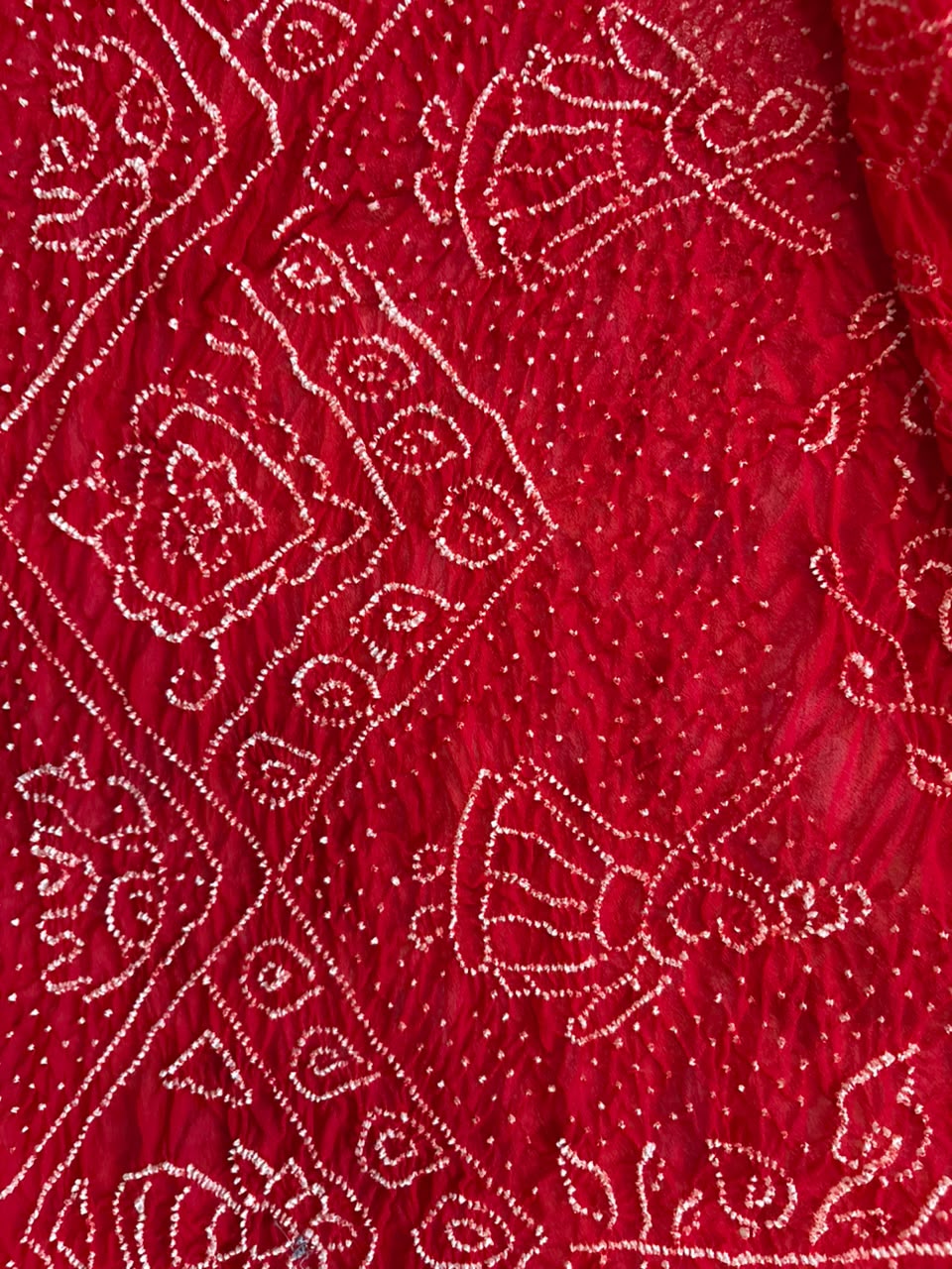 BANDHANI GORGETTE SAREE