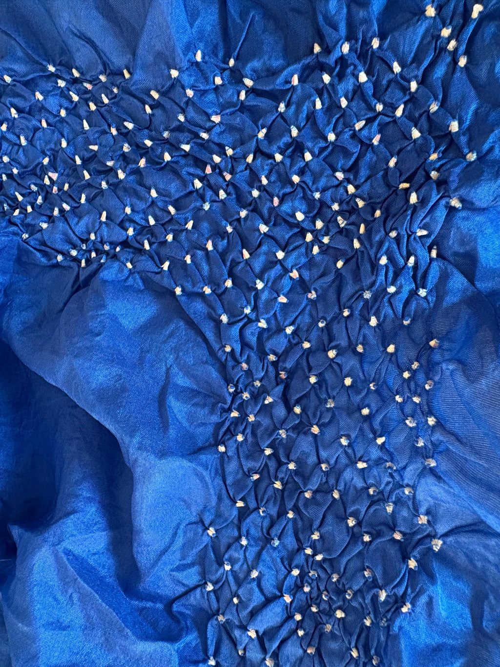 SILK BLUE POCKET SQUARE