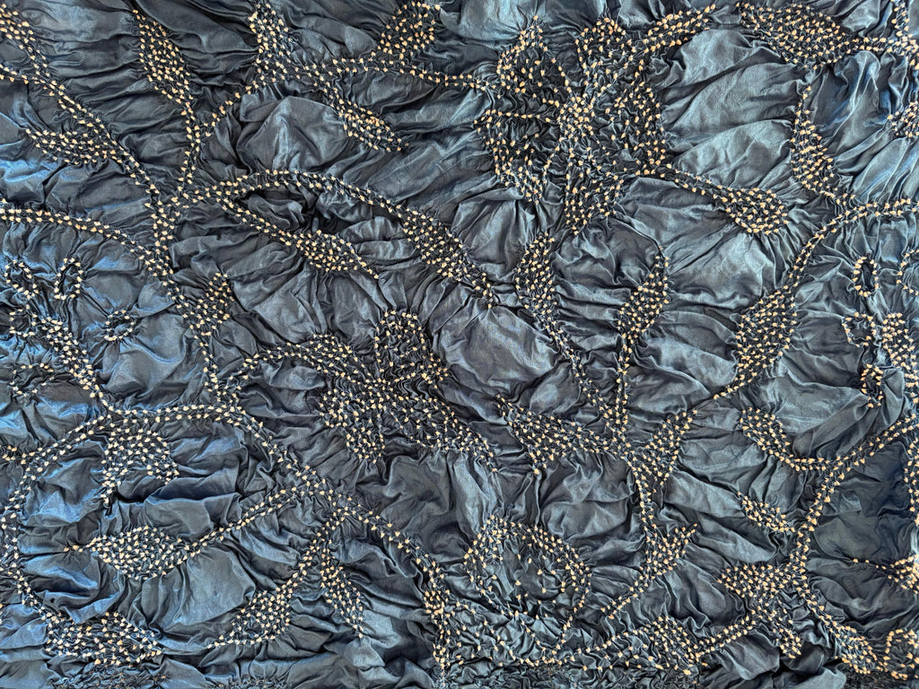 LIGHT BLUE SILK SCARF