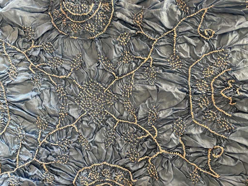 SILK LIGHT BLUE SCARF