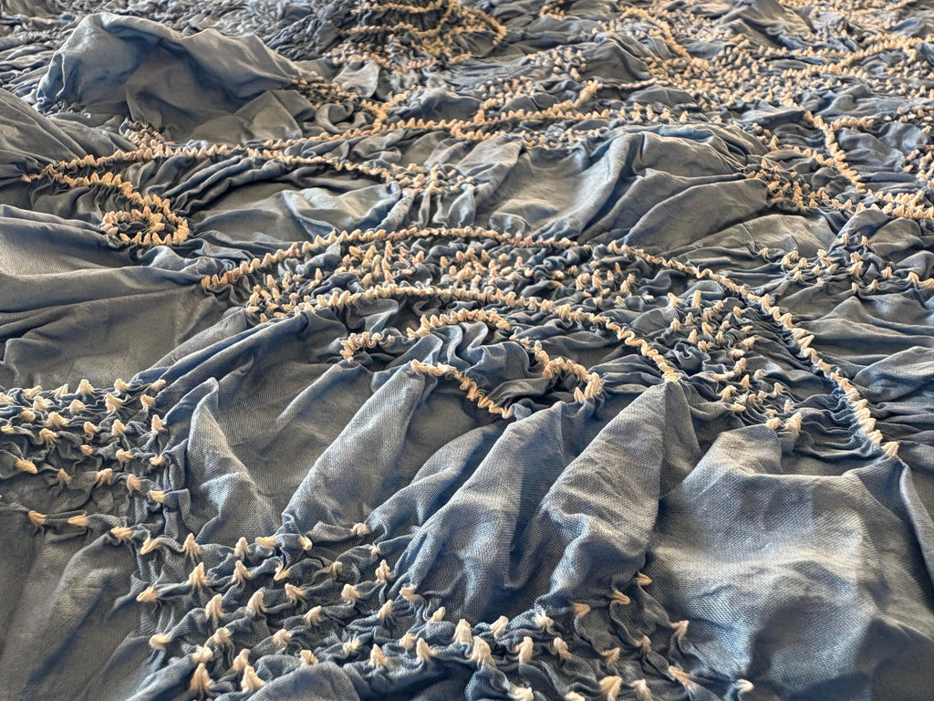 SILK LIGHT BLUE SCARF