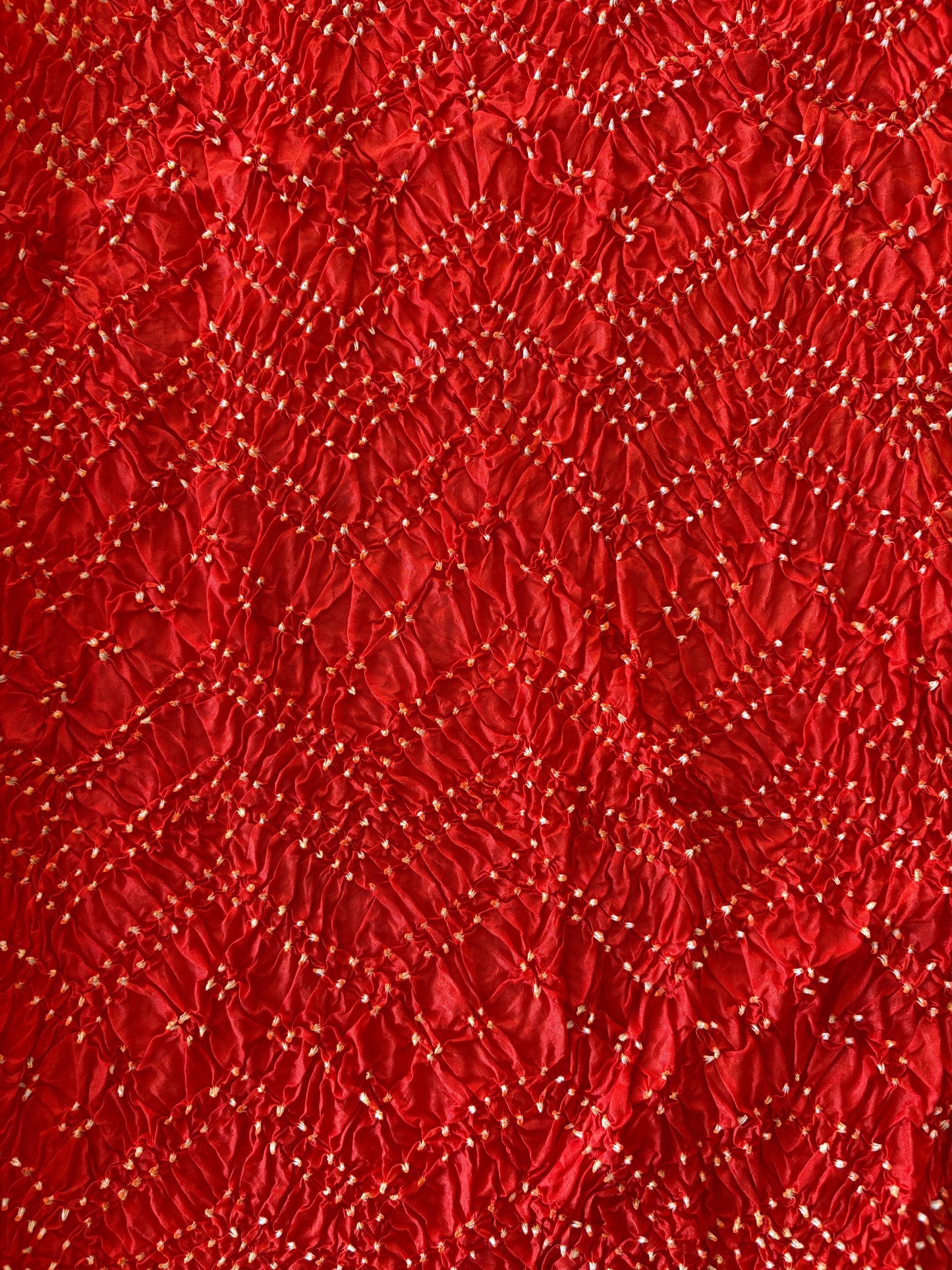 SILK ORANGE ZIG ZACK DUPATTA