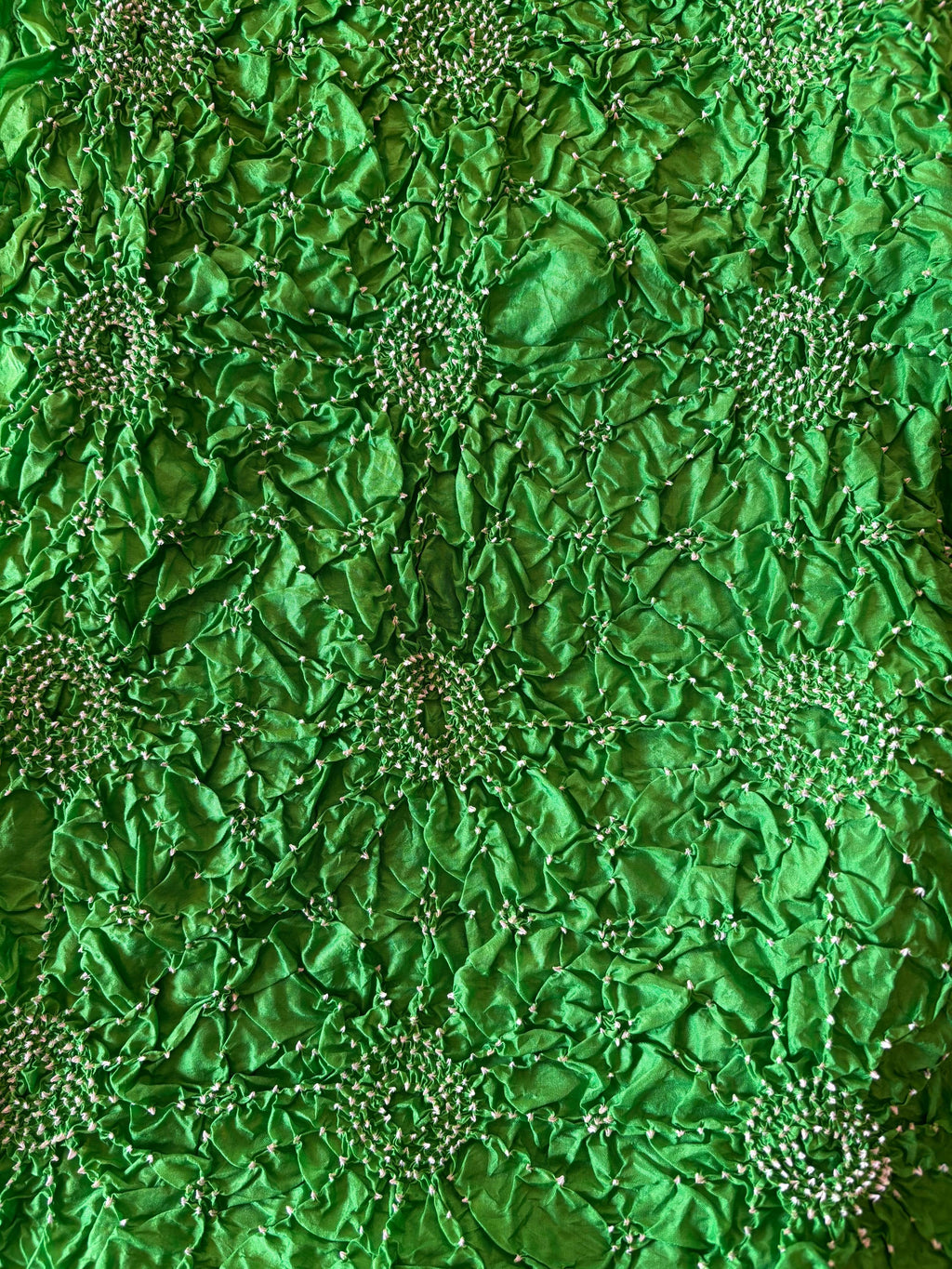 PURE SILK PAROT GREEN DUPATTA