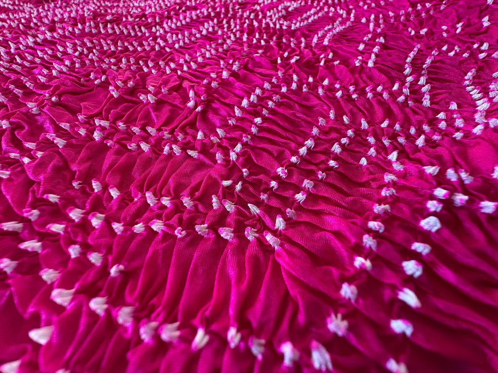 SILK PINK ZICK ZACK DUPATTA